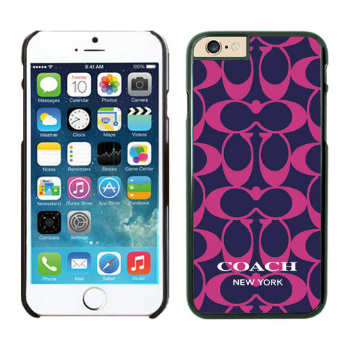 Coach Big Logo Fuchsia Navy iPhone 6 Cases FAX | Coach Outlet Canada